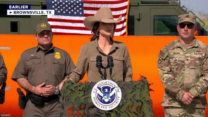 Homeland Security Secretary Kristi Noem said the woman killed in the Minneapolis ICE shooting committed an “act of domestic terrorism” after allegedly trying to hit officers with her car.