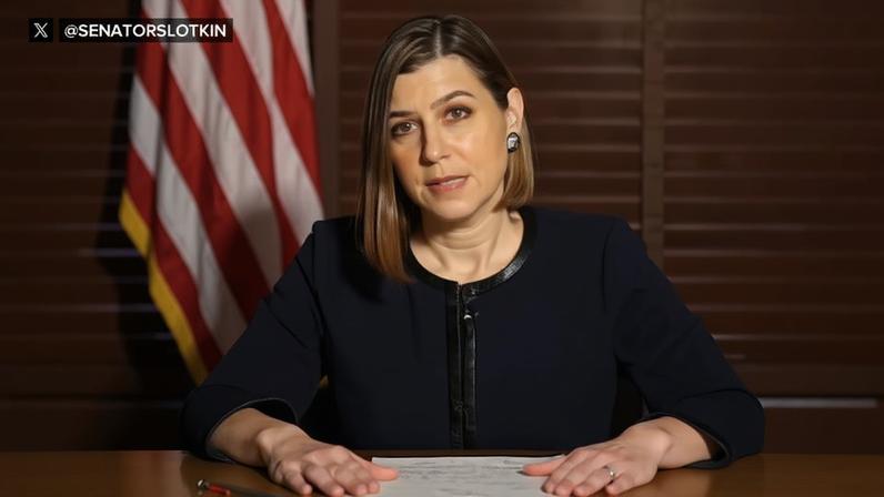 Senator Elissa Slotkin announced that she is under investigation regarding a video that allegedly shows her giving illegal orders.