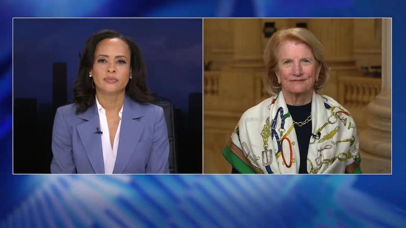 Senator Shelley Moore Capito, R-W.V., spoke about the issue of transgender women participating in women's sports, stating that it creates an uneven playing field. She emphasized her concern about fairness and the integrity of women's sports, highlighting her opposition to policies that allow transgender women to compete in female categories.