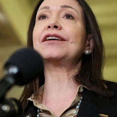 Marina Corina Machado se reúne com legisladores no Capitólio