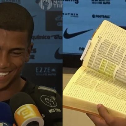 Jogador do Corinthians leva Bíblia em jogo e fala em pregar a Palavra
