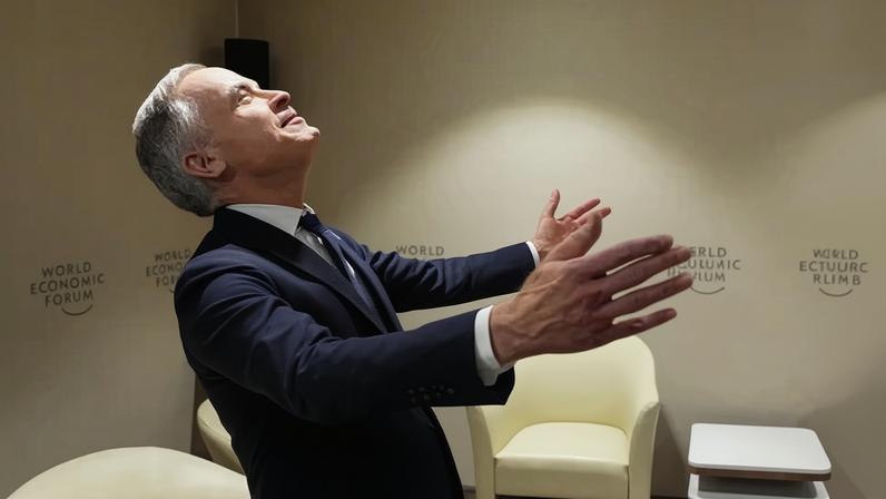 Mark Carney, prime minister of Canada, at the World Economic Forum, Davos, Switzerland, 20 January 2026.