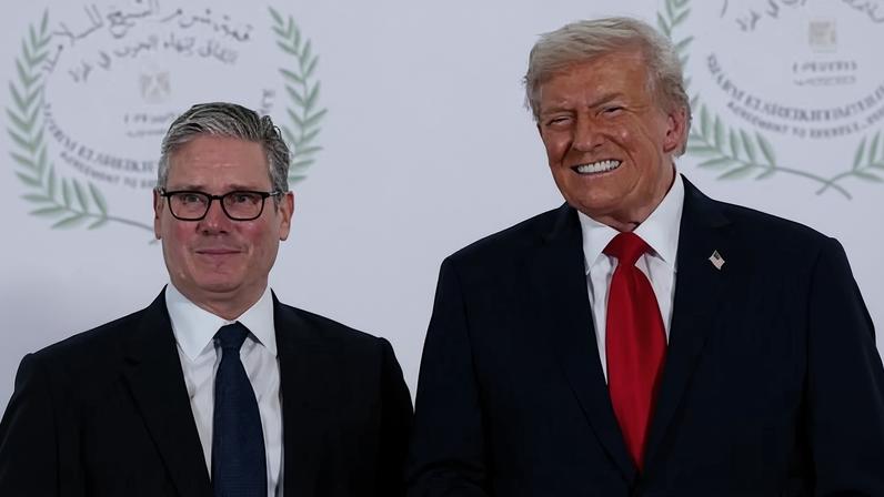 Starmer and Trump held a phone call on Sunday evening.