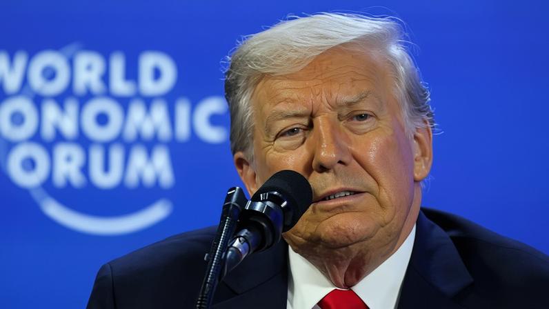 The US president in Davos this week. With Trump, any perceived gain may turn out to be a mirage.