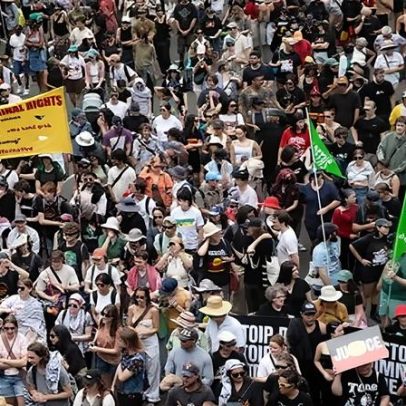 Polícia encerra protesto em Perth após ameaça durante marchas na Austrália