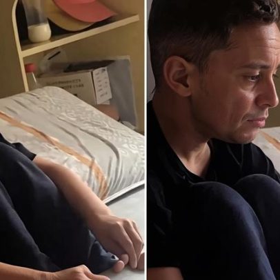 Mãe se emociona ao ver filho orando sozinho no quarto
