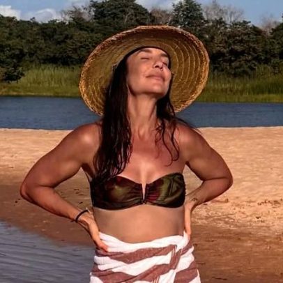 Ivete Sangalo, aos 53, posta foto recente destacando boa forma