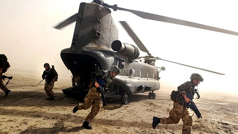 British soldiers in Afghanistan, in 2002.