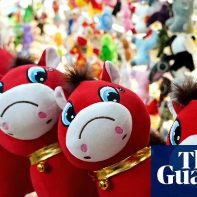 Brinquedo de cavalo que chora, defeituoso, viraliza na China