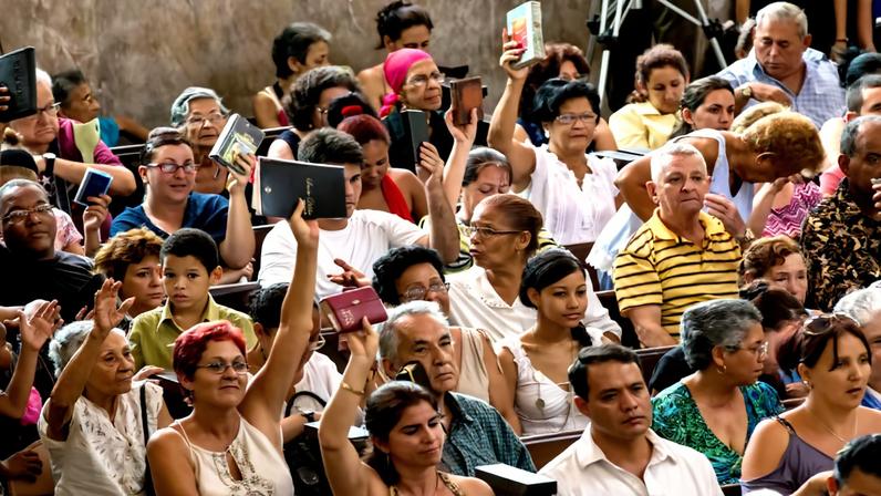 Declínio do catolicismo em América Latina, estudo do Pew Research Center revela.