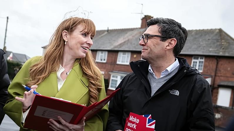 Angela Rayner and Andy Burnham, both long viewed as potential future leaders of the Labour party.