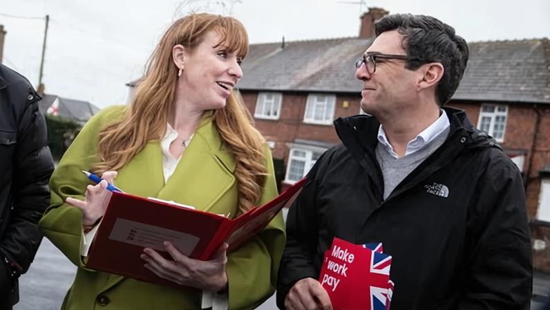 Angela Rayner and Andy Burnham canvassed for Labour in the runup to the 2024 general election.