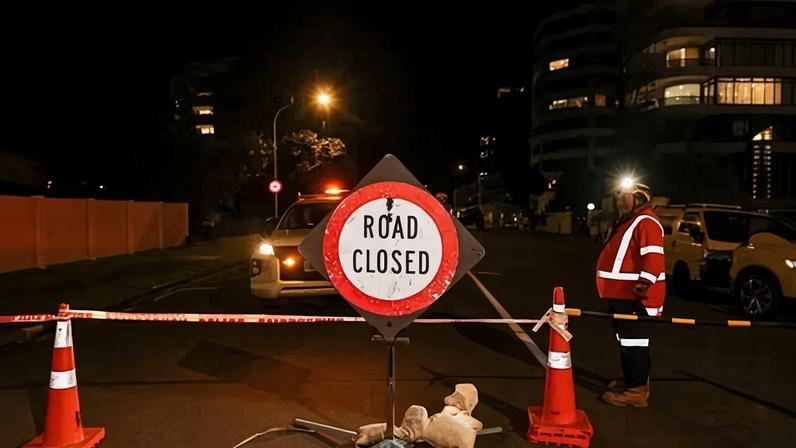The first landslide hit a house in the community of Welcome Bay on New Zealand’s North Island.