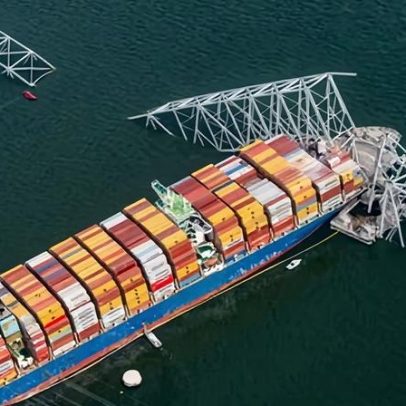 Colapso da ponte de Baltimore: tripulantes do navio permanecem detidos nos EUA