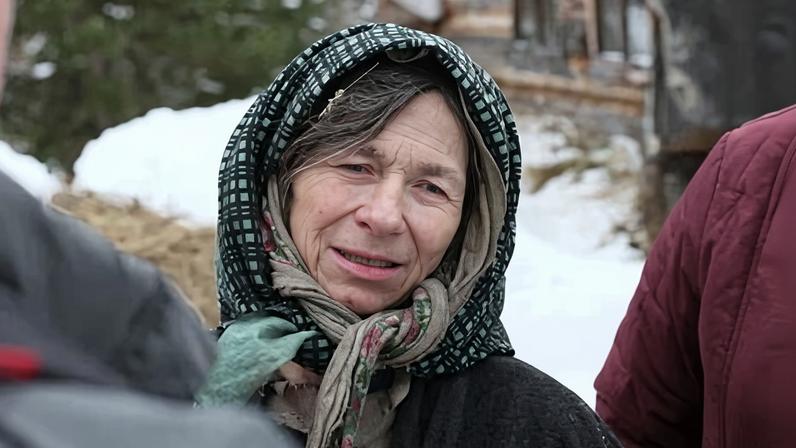 Agafia Lykova near her remote home in Siberia in 2014. Photograph: Photo ITAR-TASS/ITAR-TASS Photo/Corbis