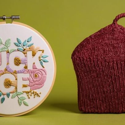 Crochê de protesto contra a máquina: artesãos inserem mensagens anti-ICE