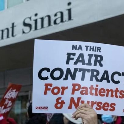 Milhares de enfermeiros de Nova York entram em greve por disputa salarial