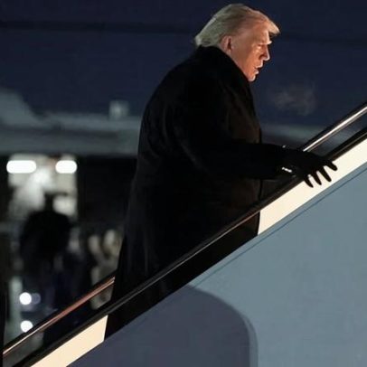 Air Force One de Trump retorna a Washington após problema elétrico