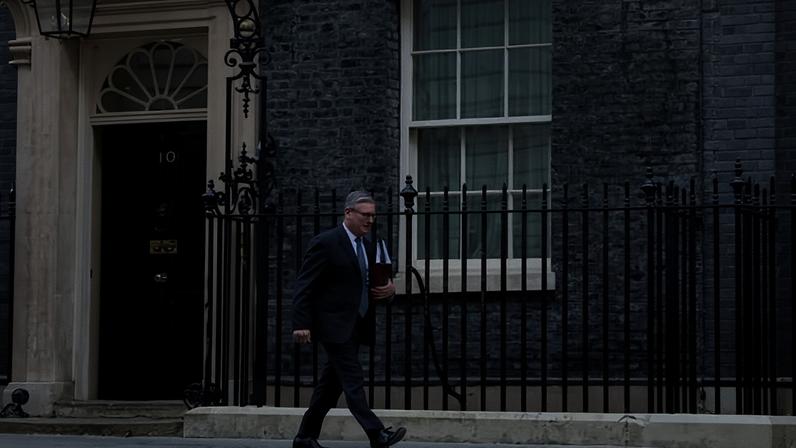 Keir Starmer has declined to say that Trump breached international law.