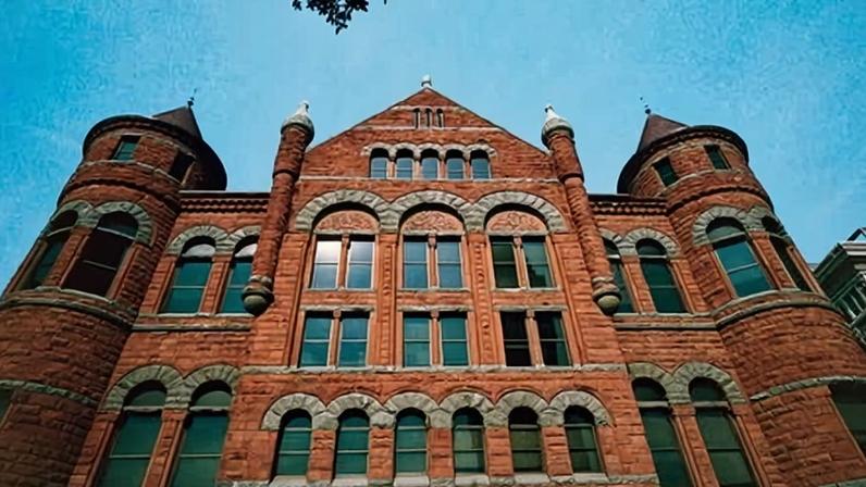 The Dallas county courthouse in Texas.