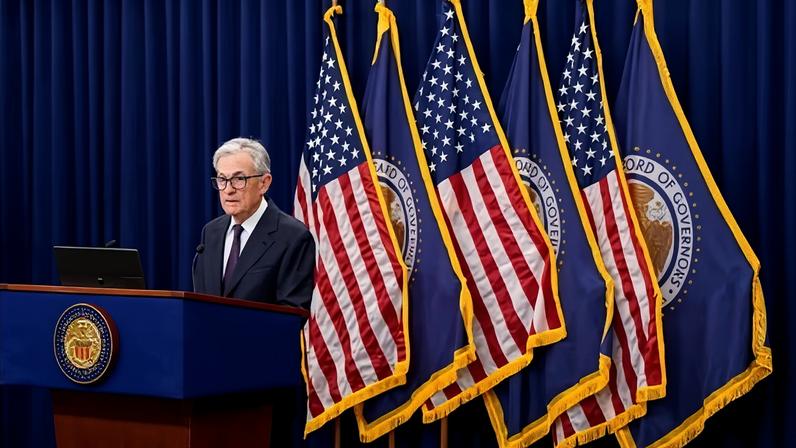 Jerome Powell speaks in Washington DC on 17 September 2025.