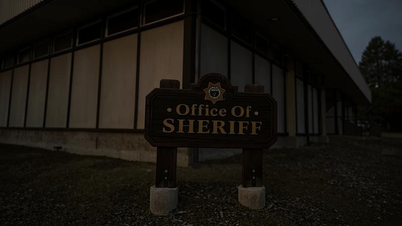 The Siskiyou county sheriff’s office in Yreka, California, on 9 August 2021.