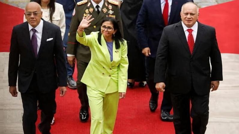 Diosdado Cabello, right, and Delcy and Jorge Rodríguez had all separately assured US officials secretly of cooperation following Maduro’s capture.