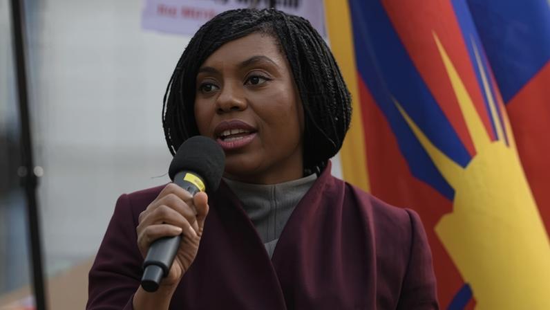 Kemi Badenoch: ‘We are THE party of the right and must remain so.’ Photograph: Anadolu/Getty Images