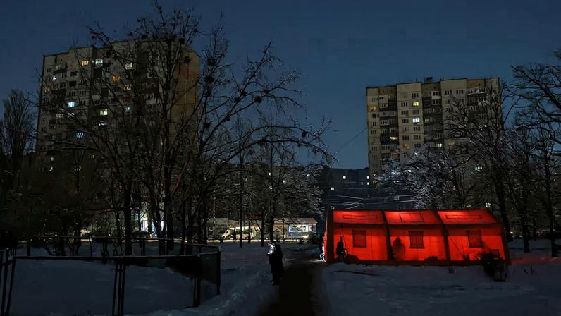 Power blackout in Kyiv