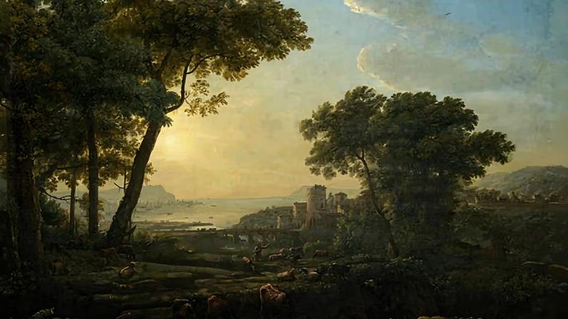 Claude Lorrain's Landscape with Rural Dance (around 1640)