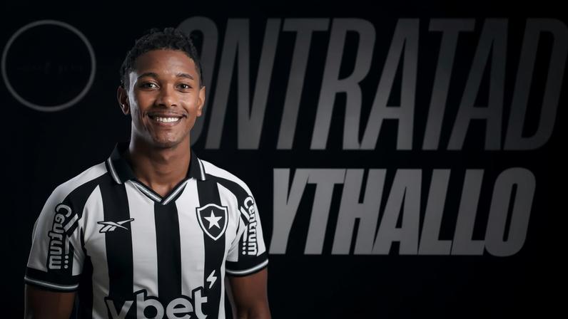 Ythallo é o novo zagueiro do Botafogo (Foto: Reprodução)