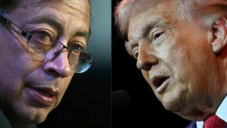Gustavo Petro and Donald Trump have exchanged a volley of insults and threats.