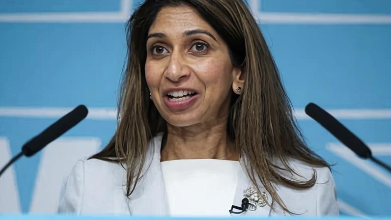 Suella Braverman announces her move from the Conservative party to Reform UK on Monday.