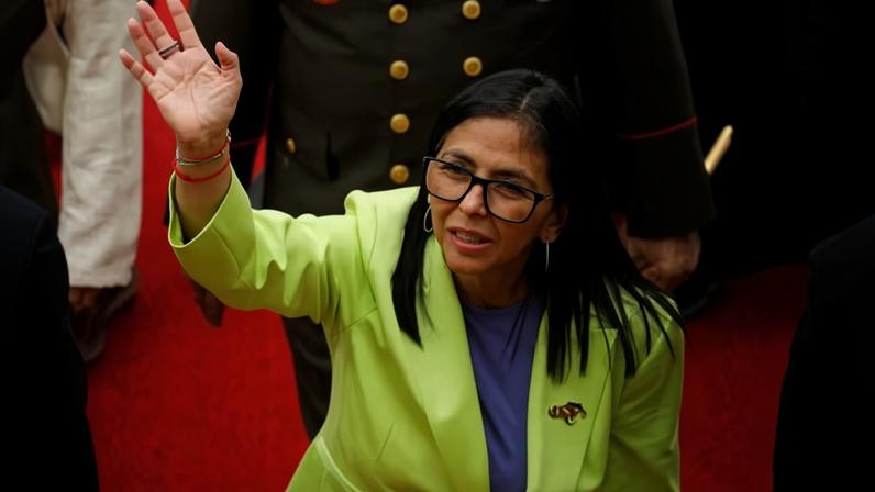 Venezuela’s acting president, Delcy Rodríguez.