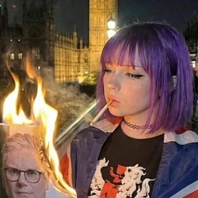 Garota britânica criada por IA vira meme de extremismo de direita