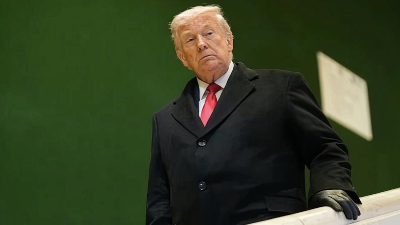 Trump at the World Economic Forum in Davos.