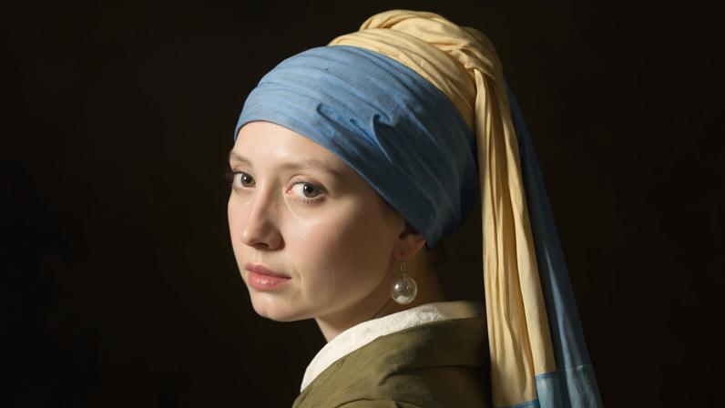 Johannes Vermeer's Girl with a Pearl Earring (around 1665) Courtesy of the Mauritshuis