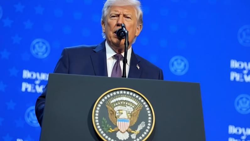 Donald Trump speaks during a ‘board of peace’ charter announcement at the World Economic Forum in Davos, Switzerland, on Thursday.