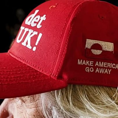 Capas satíricas de Make America Go Away ganham popularidade na crise Groenlândia