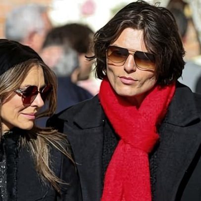 Celebridades vestem preto no funeral de Valentino; homenagens em vermelho