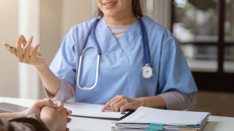 Private clinics sometimes lack staff who are qualified to prescribe medication.