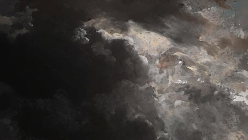 John Constable, Cloud study, 25 September 1821