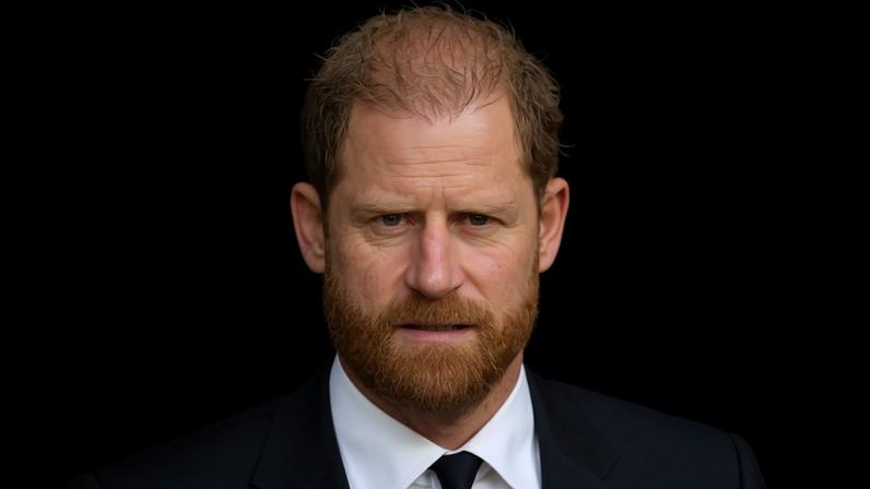 Close-up of Prince Harry in a suit