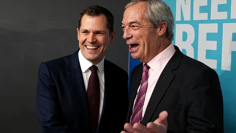 Nige was in dreamland at his second press conference of the day.