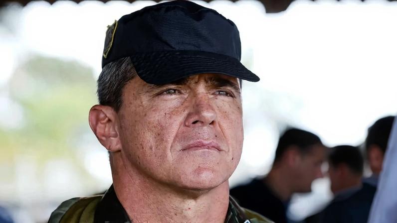 O general Mario Fernandes, em 2019, quando comandava o batalhão de Operações Especiais do Exército.