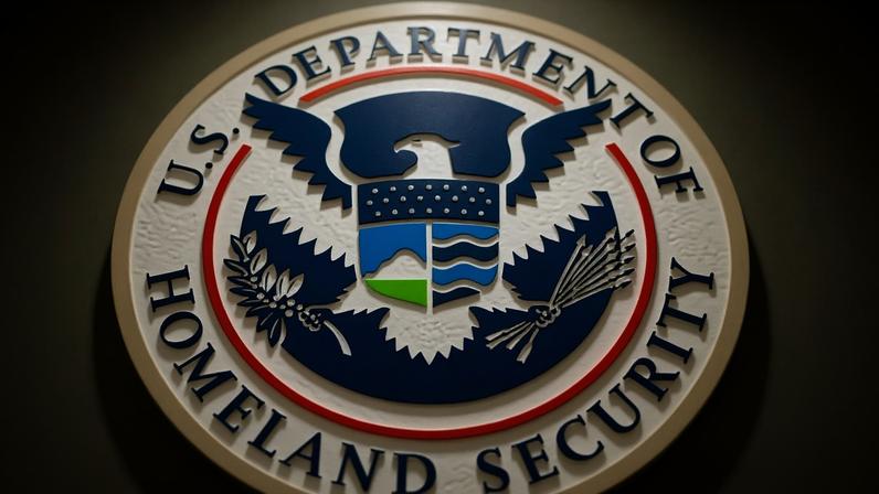 The Department of Homeland Security logo.