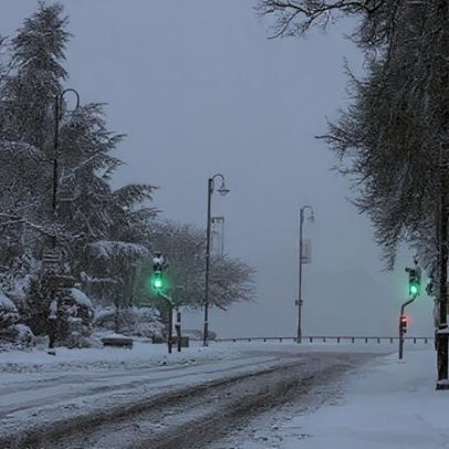 Atenção de viagem: neve e gelo afetam o norte da Escócia
