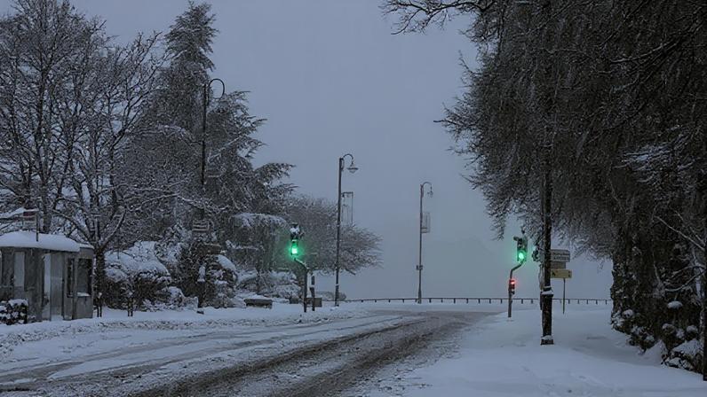Atenção de viagem: neve e gelo afetam o norte da Escócia