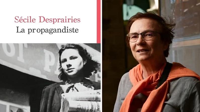 Cécile Desprairies and her novel La Propagandiste.