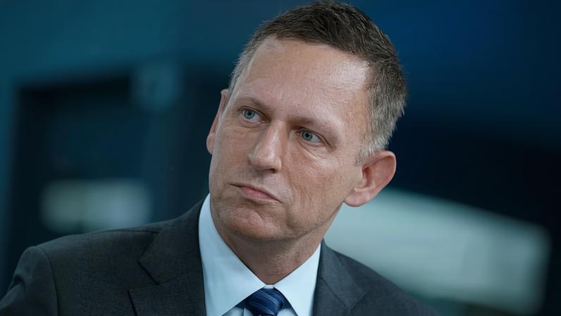 Peter Thiel at Fox News Channel Studios in New York City, on 9 August 2019.